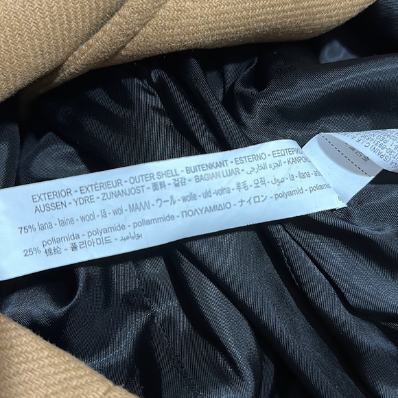 🔥🔥🔥Zara Wool Blended Double Breasted Coat Jacket - Picture 15 of 16